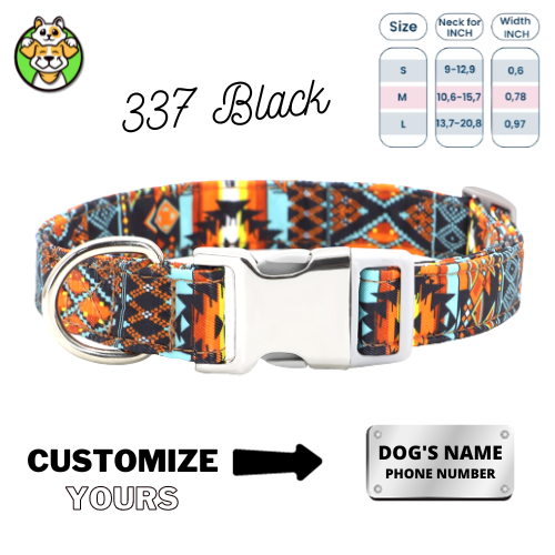 Personalized Dog Collar  With Engraved Name