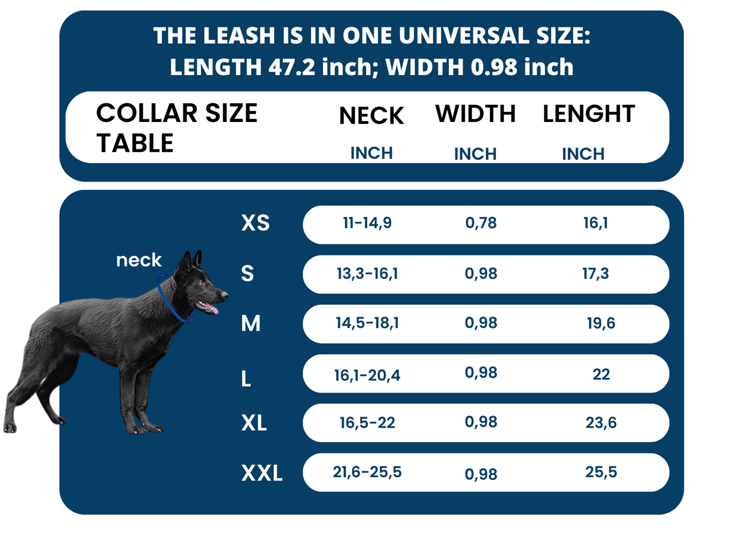 Glowing Collar and Leash USB LED